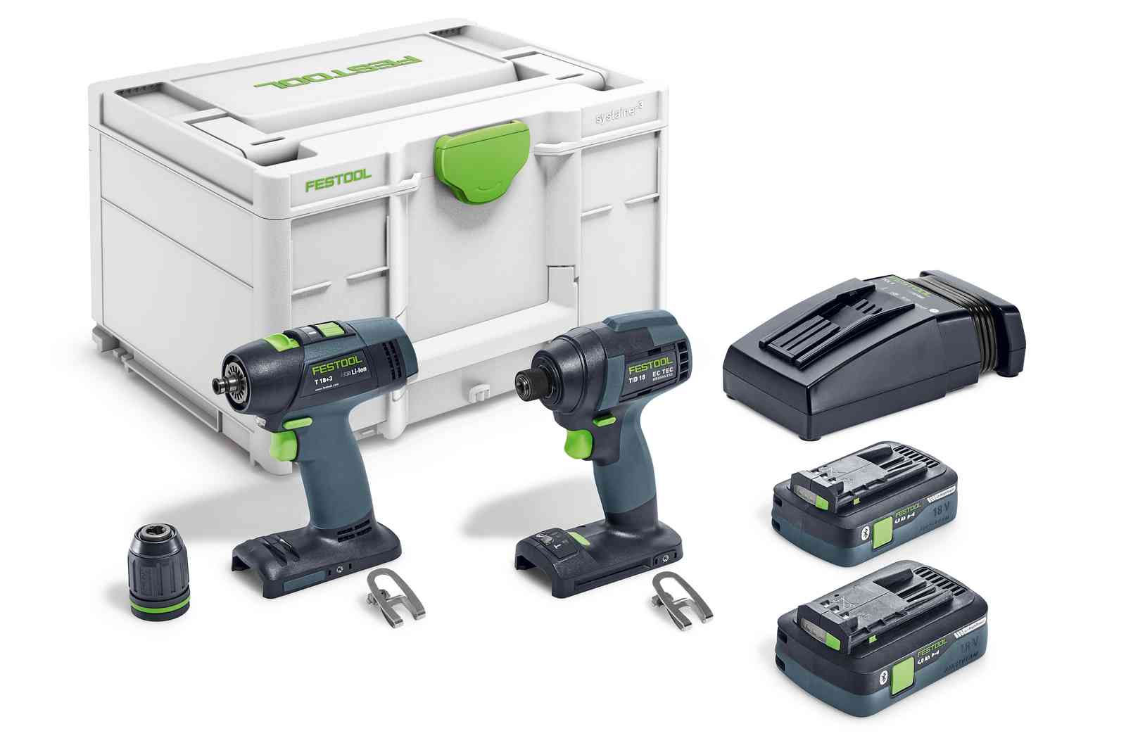 Festool TID18/T18 Hersluvél+Borvél 4.0 I-Set 577244
