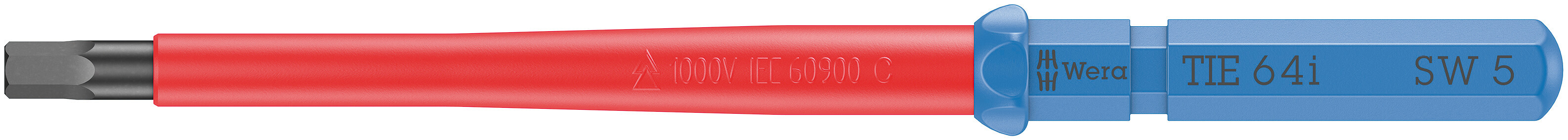 Wera VDE 64 i SB Skrúfjárnaendi 1000V 5.0mm sexkantur