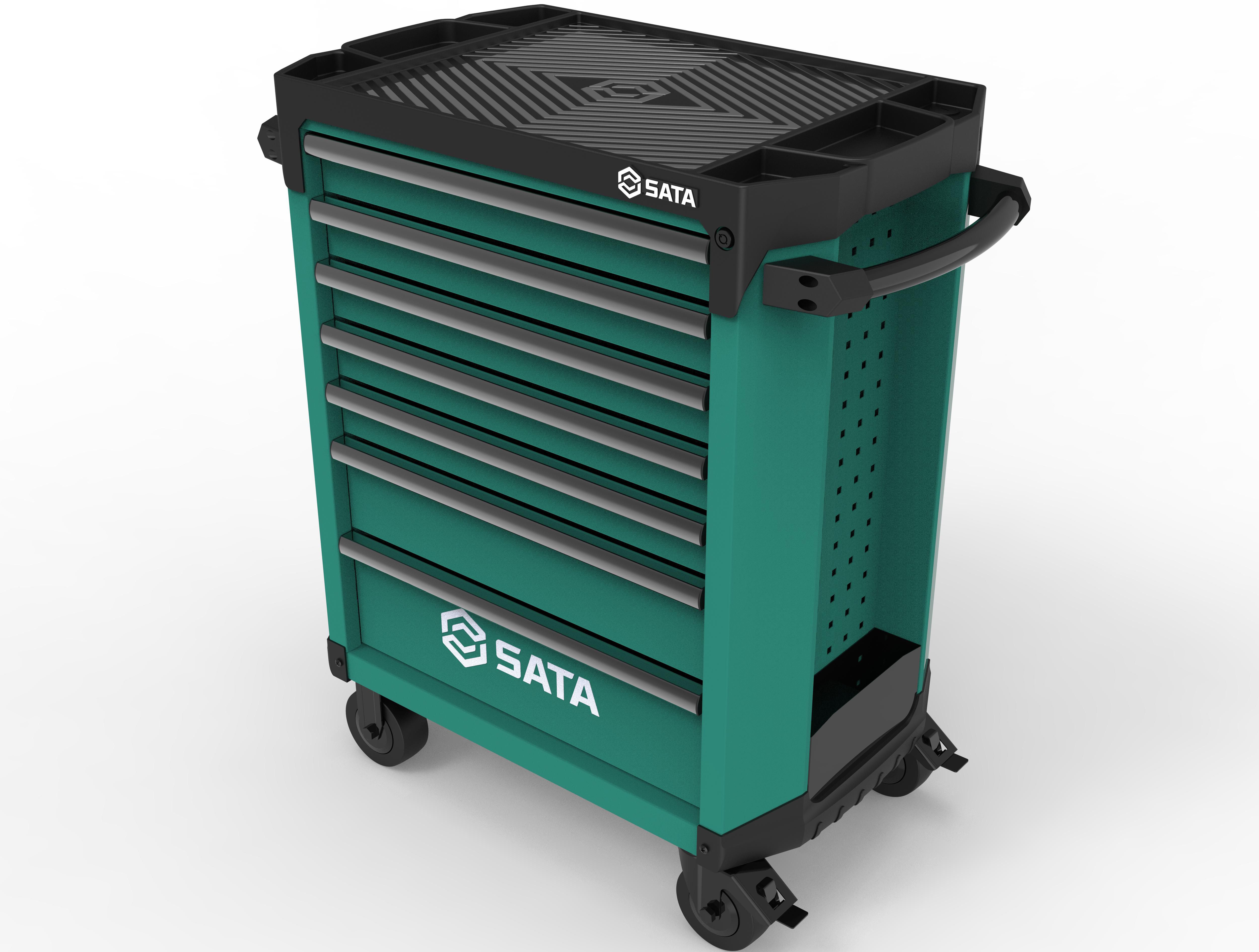 SATA Hjólakista með 7 Skúffum ST95113G