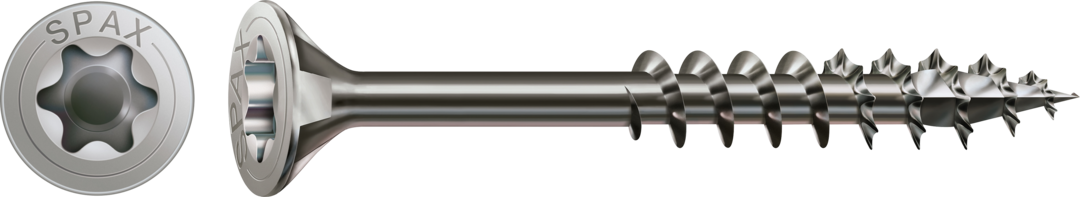 SPAX Ryðfríar tréskrúfur UZ 5x90/61 100