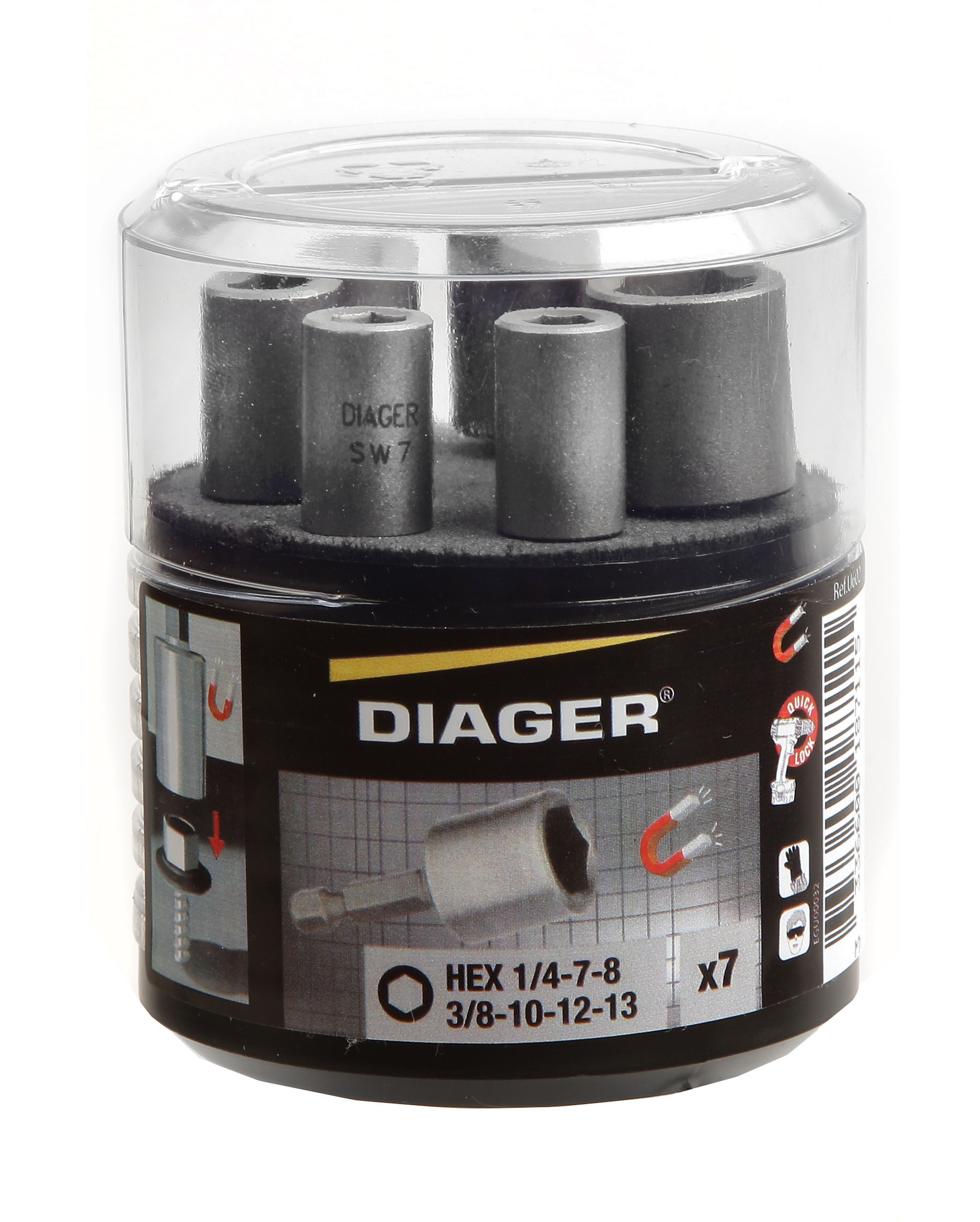 Diager Bitasett U643D 80stk