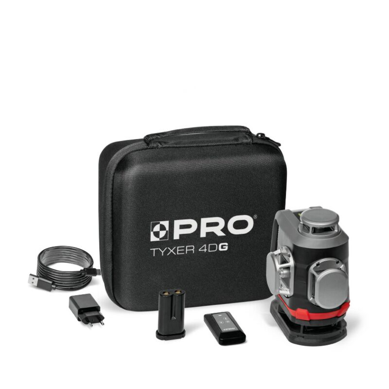 PRO Línulaser Tyxer 4DG Stakur 4x360° PRO-L1308
