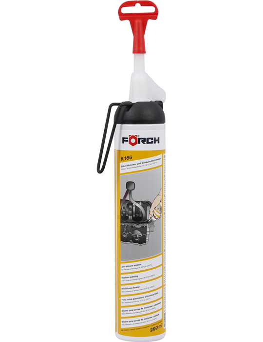 Förch K166 Pakkningar Sílikon Svart 230°C 200ml