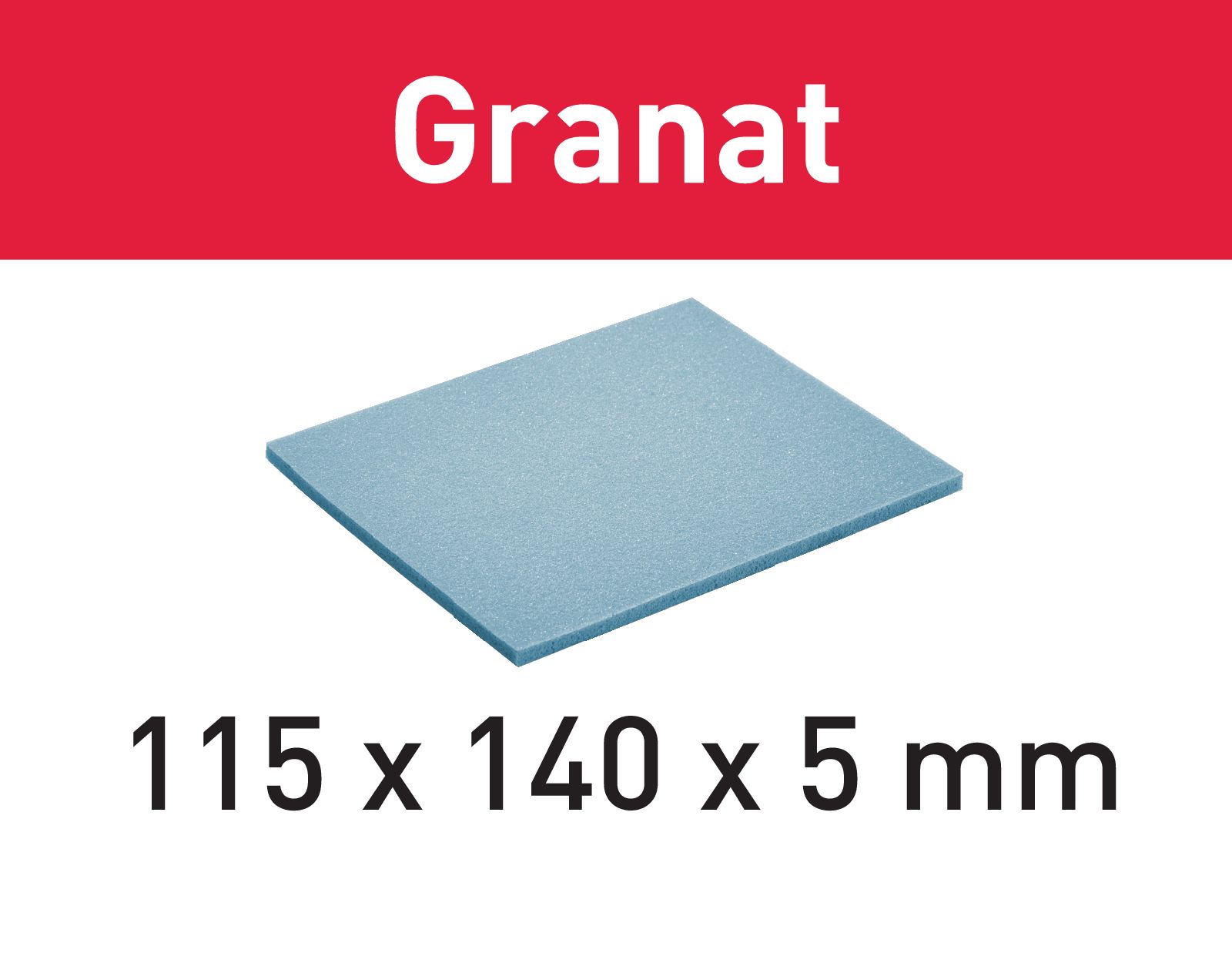 FES 201769 Abrasive Pad 115x140x5 MD 280 GR/20