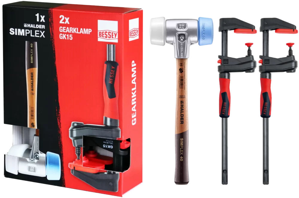 SIMPLEX pakki Kjulla + 2 Bessey þvingur 3117s005
