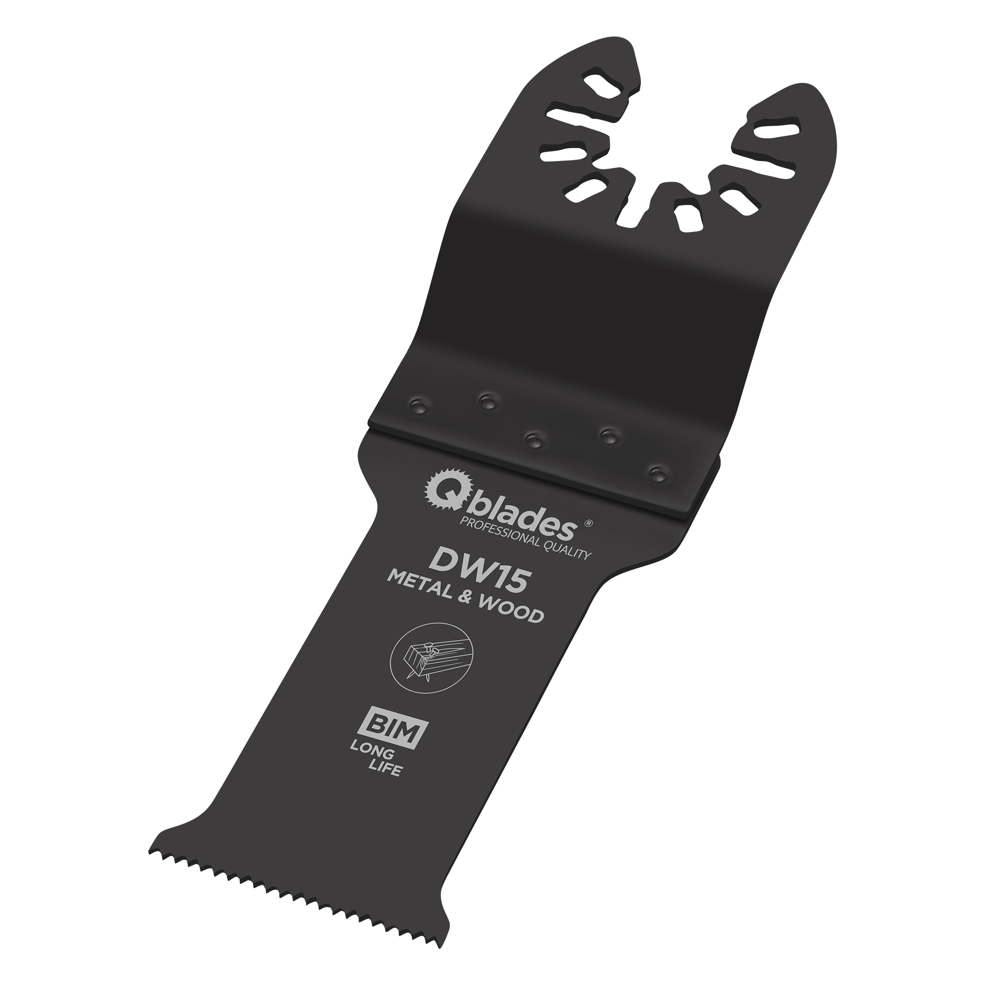 Qblades DW15 Fjölsagarblað 28x60mm Bi-Metal Dewalt 5stk