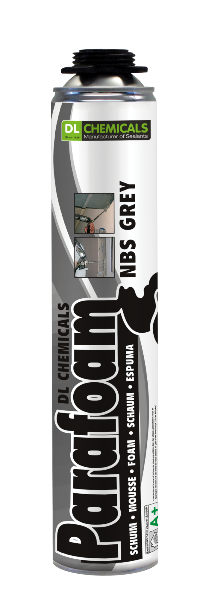 Parafoam NBS Grey Byssufrauð 750ml 