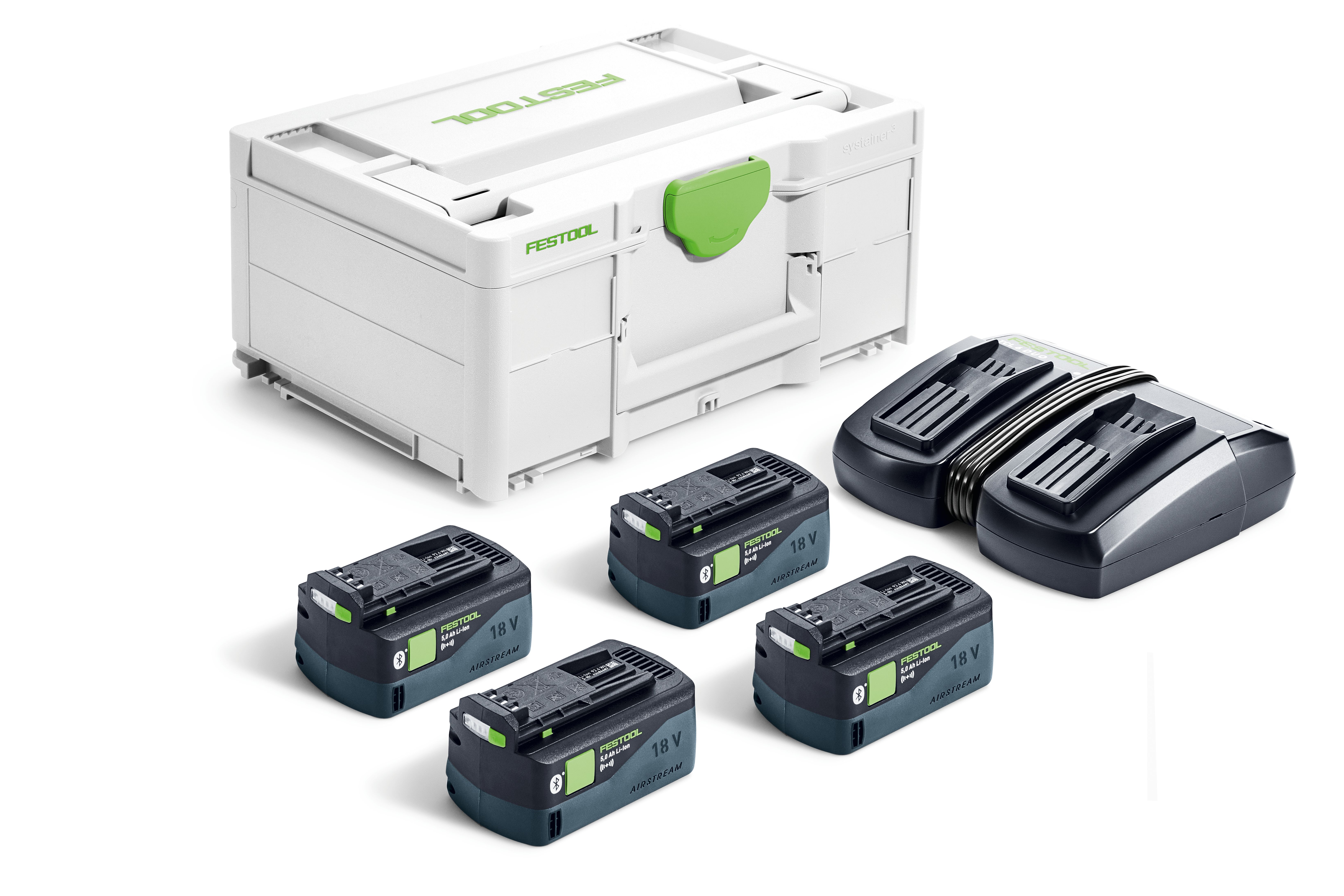 Festool Rafhlöðusett SYS 18V 4x5.0/TCL 6 577709