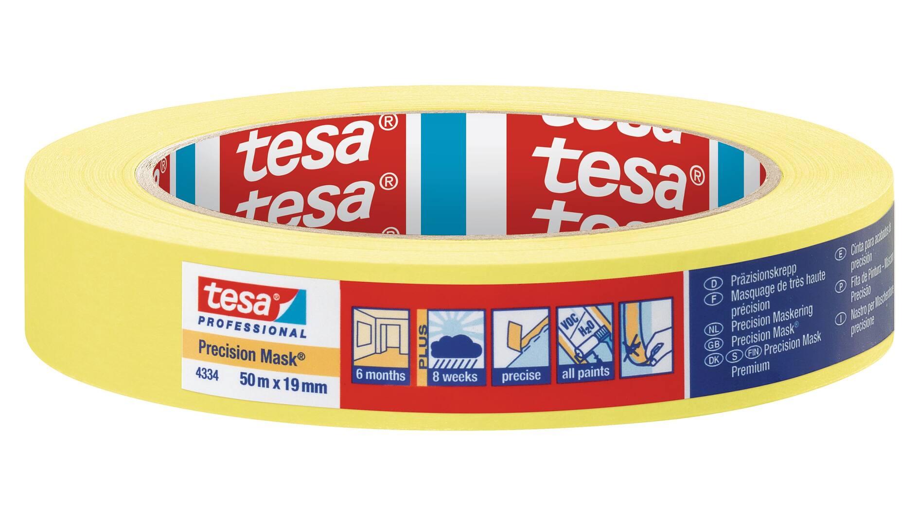 TESA Precision Gult 19mm x 50m