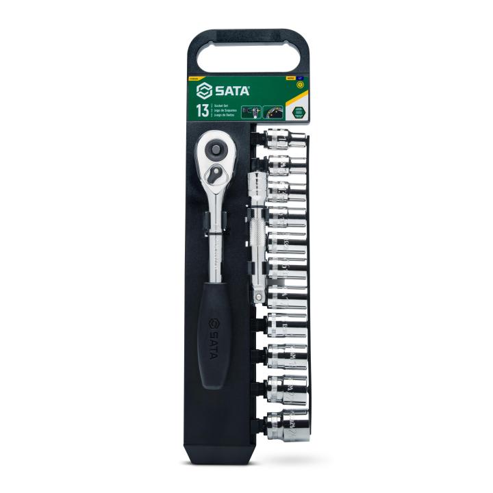 SATA 13 Stk. 1/2" Topplyklasett ST09525G