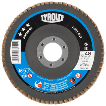 Tyrolit Flipahjól 125x22.23 ZA80-B FASTCUT 160244