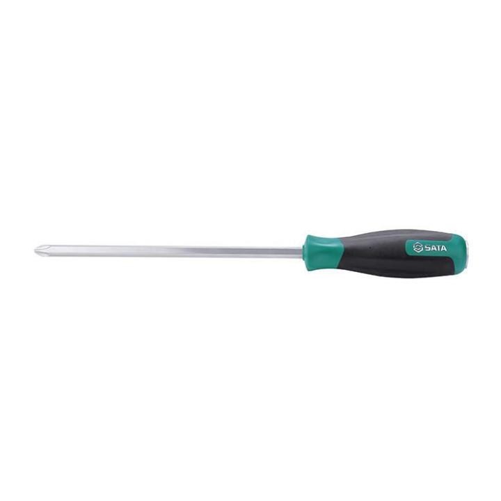SATA Dual Material Soft Grip Go-Through Skrúfjárn - Phillips #3x250mm
