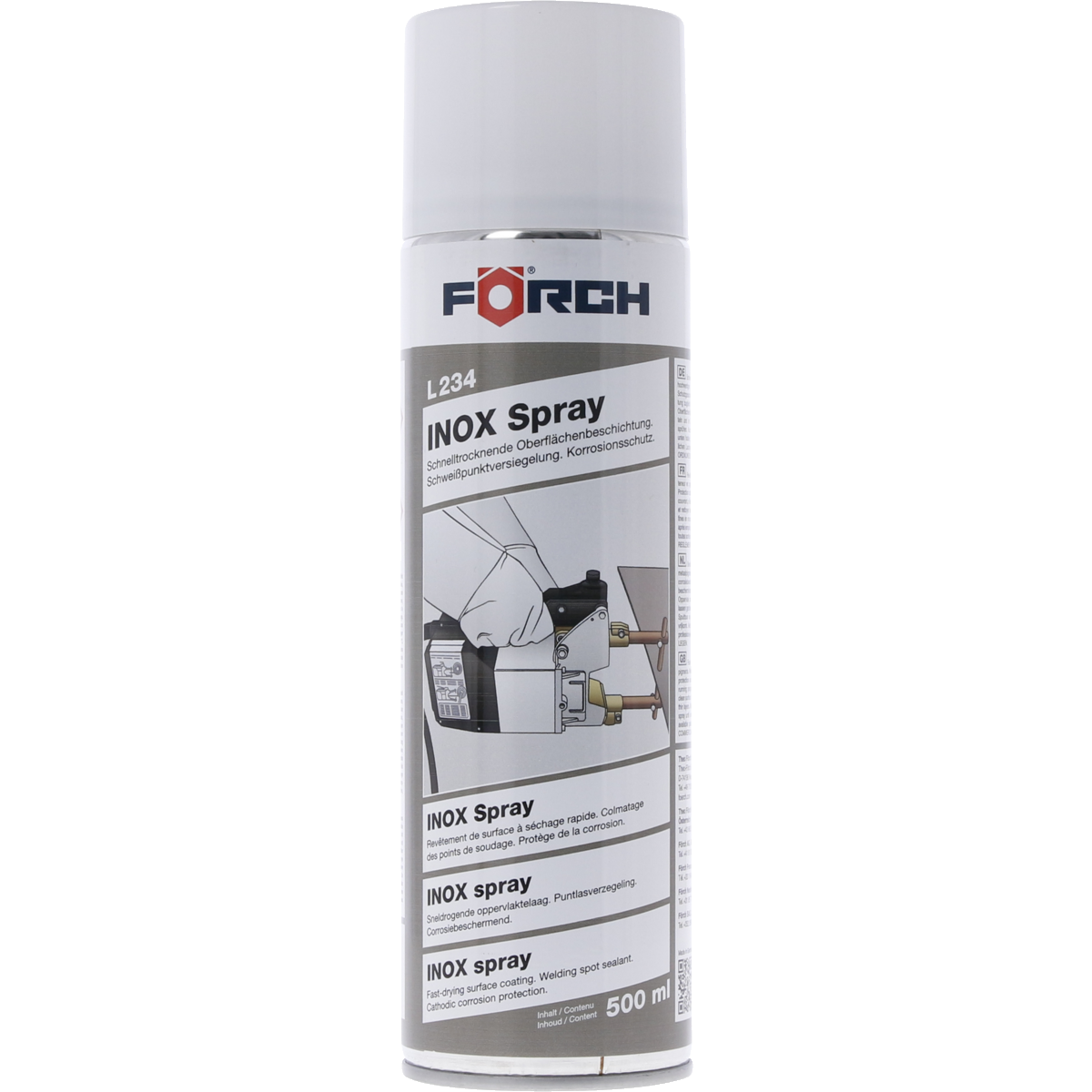 Förch L234 Suðusprey fyrir ryðfrítt 500ml