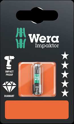 Wera Impact Bitar 867/1 IMP DC SB TX25x25mm