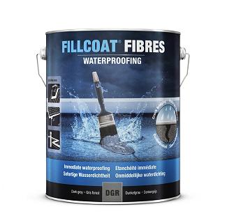 Fillcoat vatnsþéttiefni með trefjum Dökk grátt 5000ml 