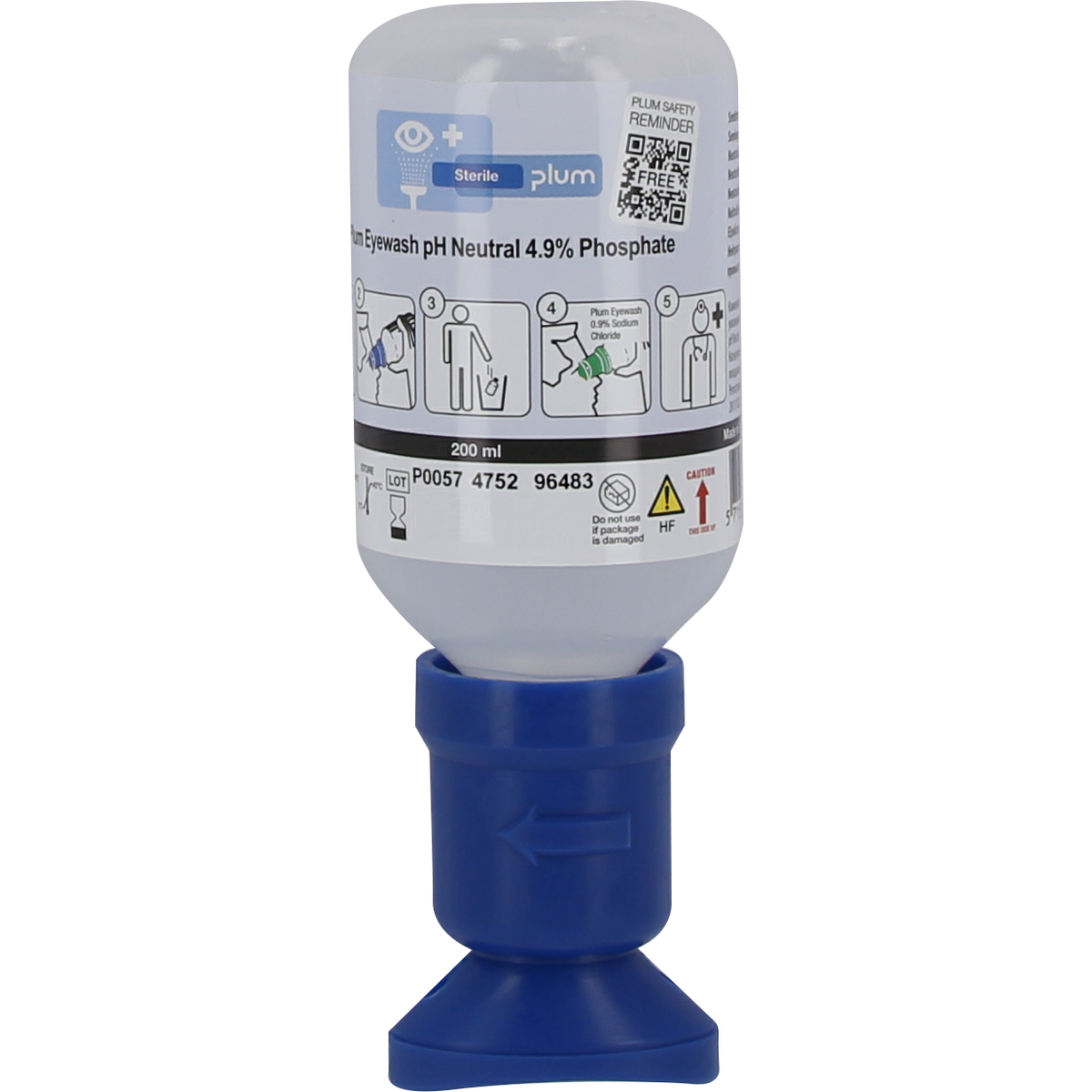 Augnskol 4.9% PH Neutral 200ml Blá