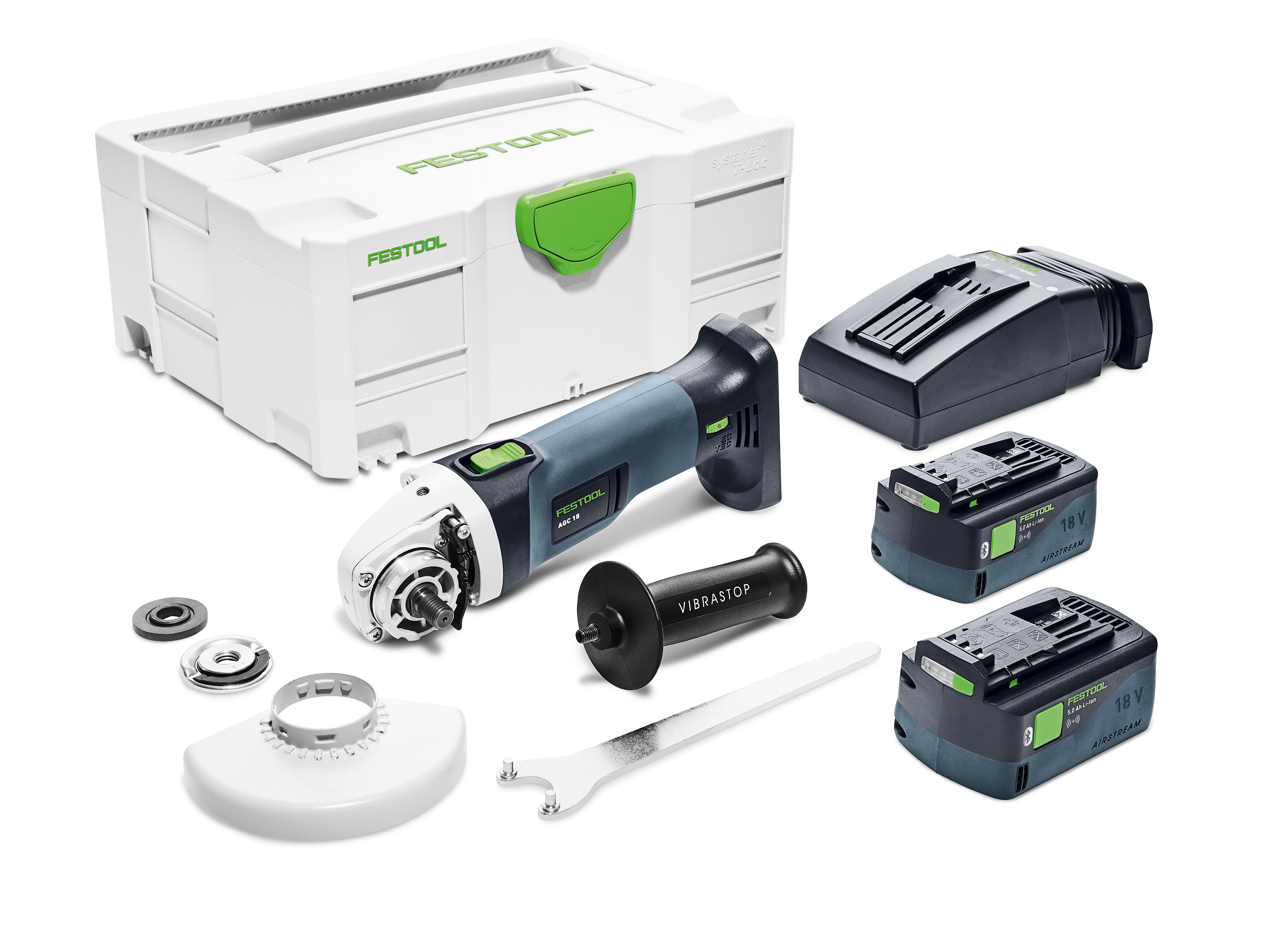 Festool AGC18-125 Slípirokkur 5.0 EBI-Plus 577700