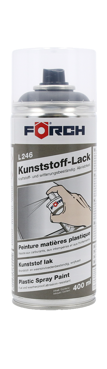 Förch L246 Lakksprey fyrir plast Anthracite 400ml