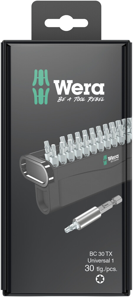 Wera Bit-Check TX Universal 1 Bitasett 30stk