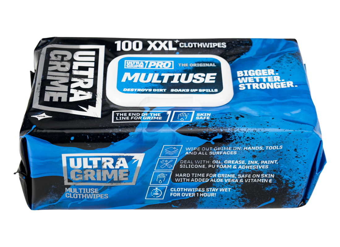 Ultrawipe Ultra Grime Blautþurrkur 100stk