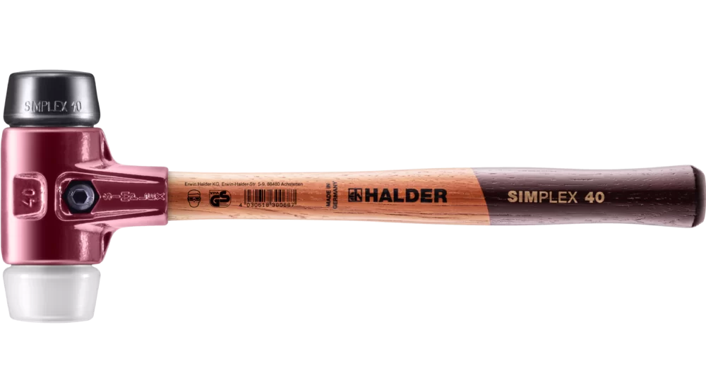 SIMPLEX soft-face mallet ø40 wooden handle 3027.040