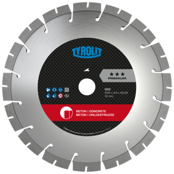 Tyrolit Skurðarblað Steypu 125x2.4x22.23 10 DCC 34468731