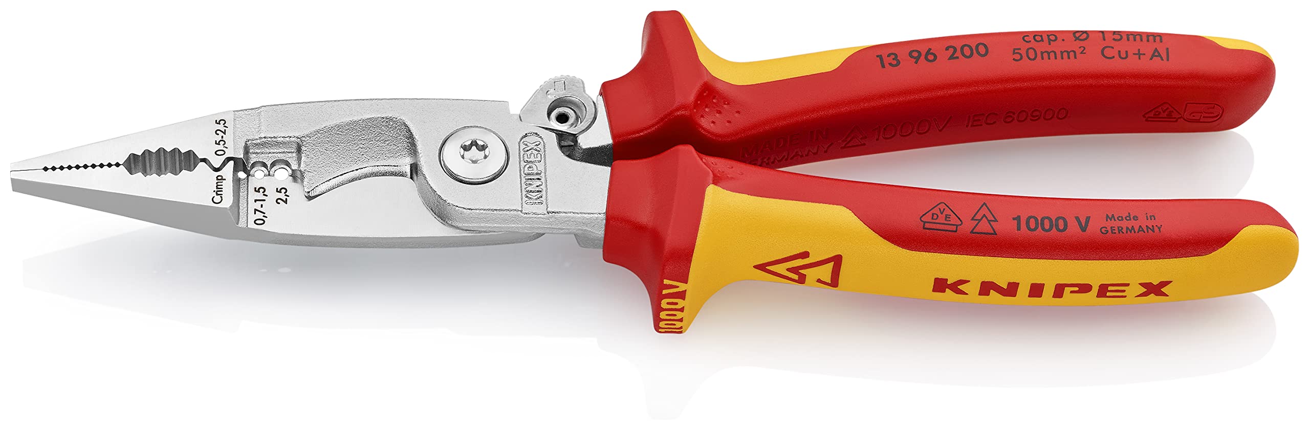 Knipex Rafvirkjatöng 200mm 1000V 13 96 200