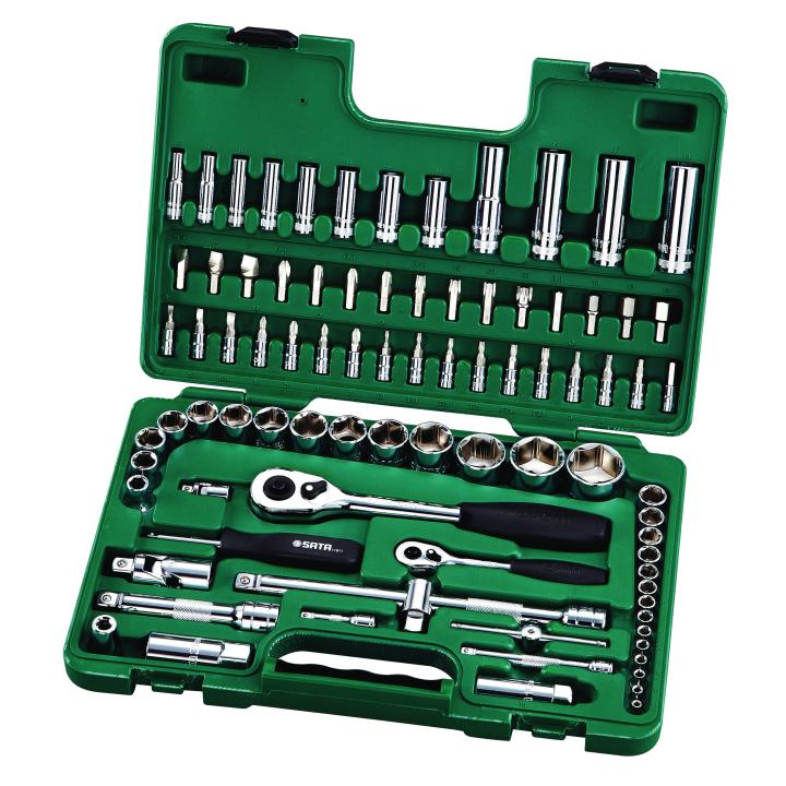 SATA 88 Stk. 1/4” + 1/2” Topplyklasett ST09013SJ