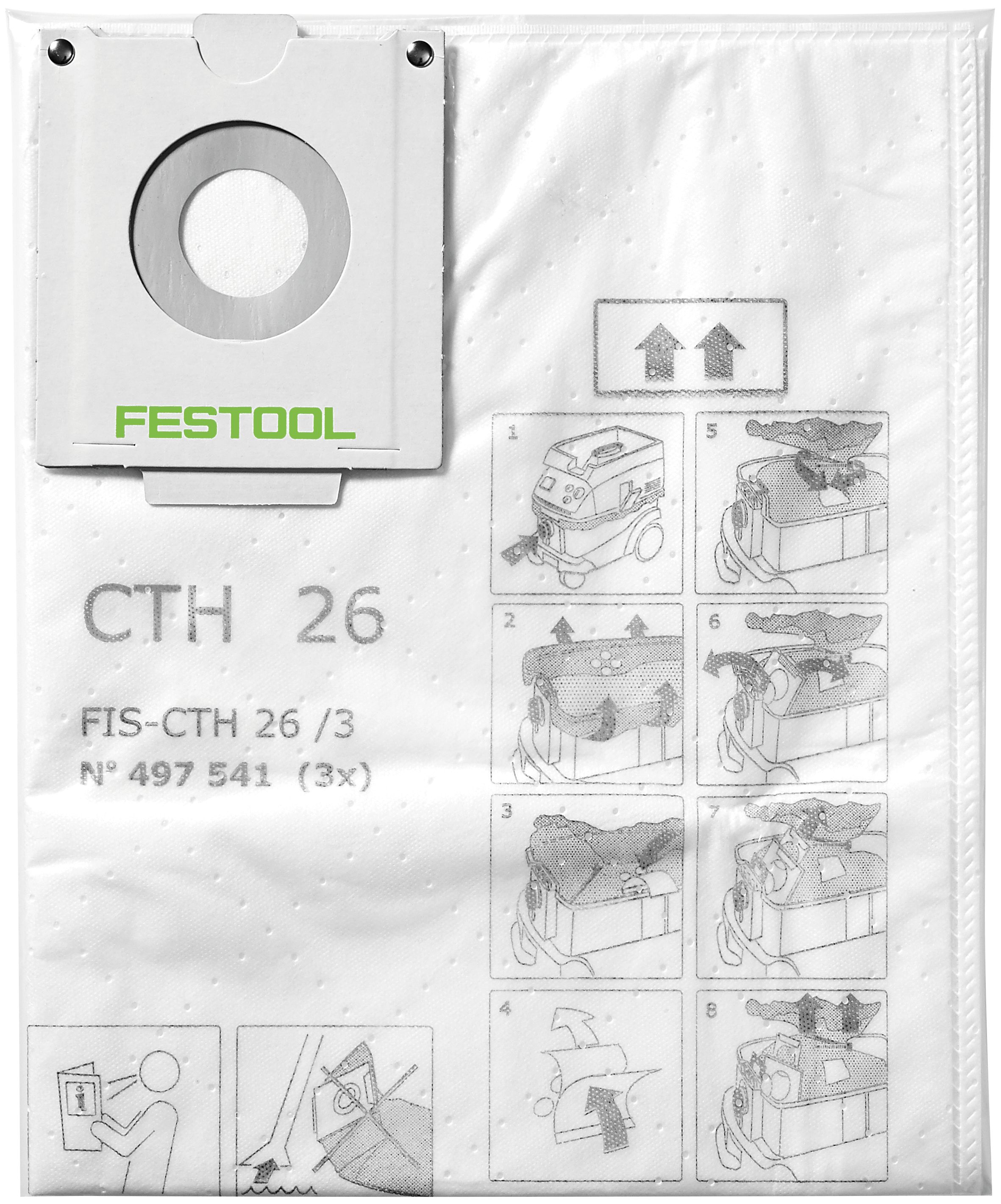 Festool Ryksugupoki CTH26 E 497541