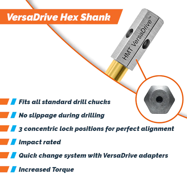 HMT VersaDrive TCT HoleCutter Pilot Bor 2stk