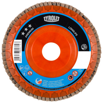 Tyrolit Flipaskífur 27A 125mm ZA 120 Q-B 680386