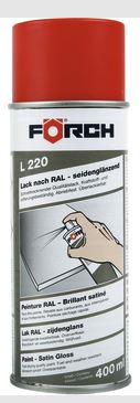Förch Lakk Rautt Satín RAL3000 400ml