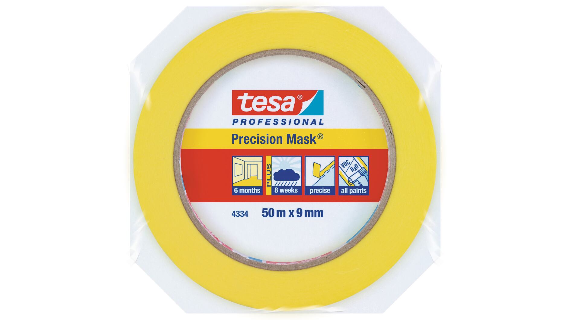 TESA Precision Gult 9mm x 50m