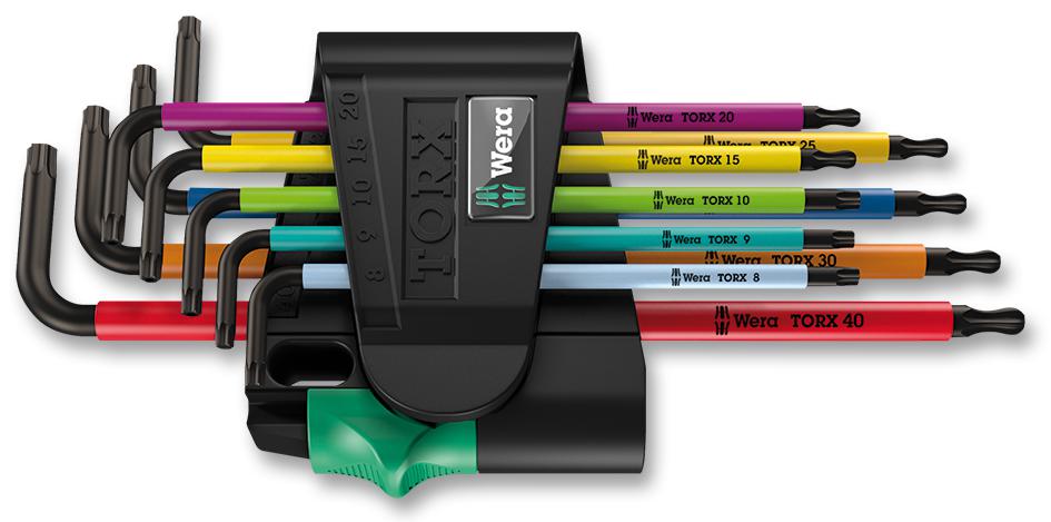 Wera 967/9 Torxlyklasett BO MC1