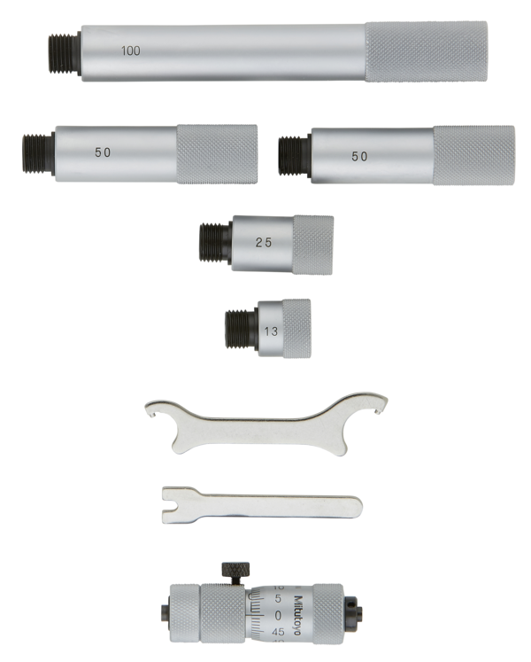 Mitutoyo Tubular Inside Micrometer Set 50-300 137-207 mm