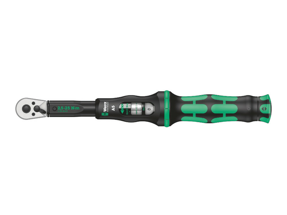 Wera A5 Átaksmælir 1/4" 2.5-25Nm