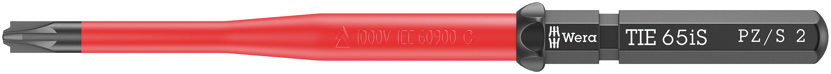 Wera VDE 65 iS Skrúfjárnaendi 1000V PZ2/S Töflu