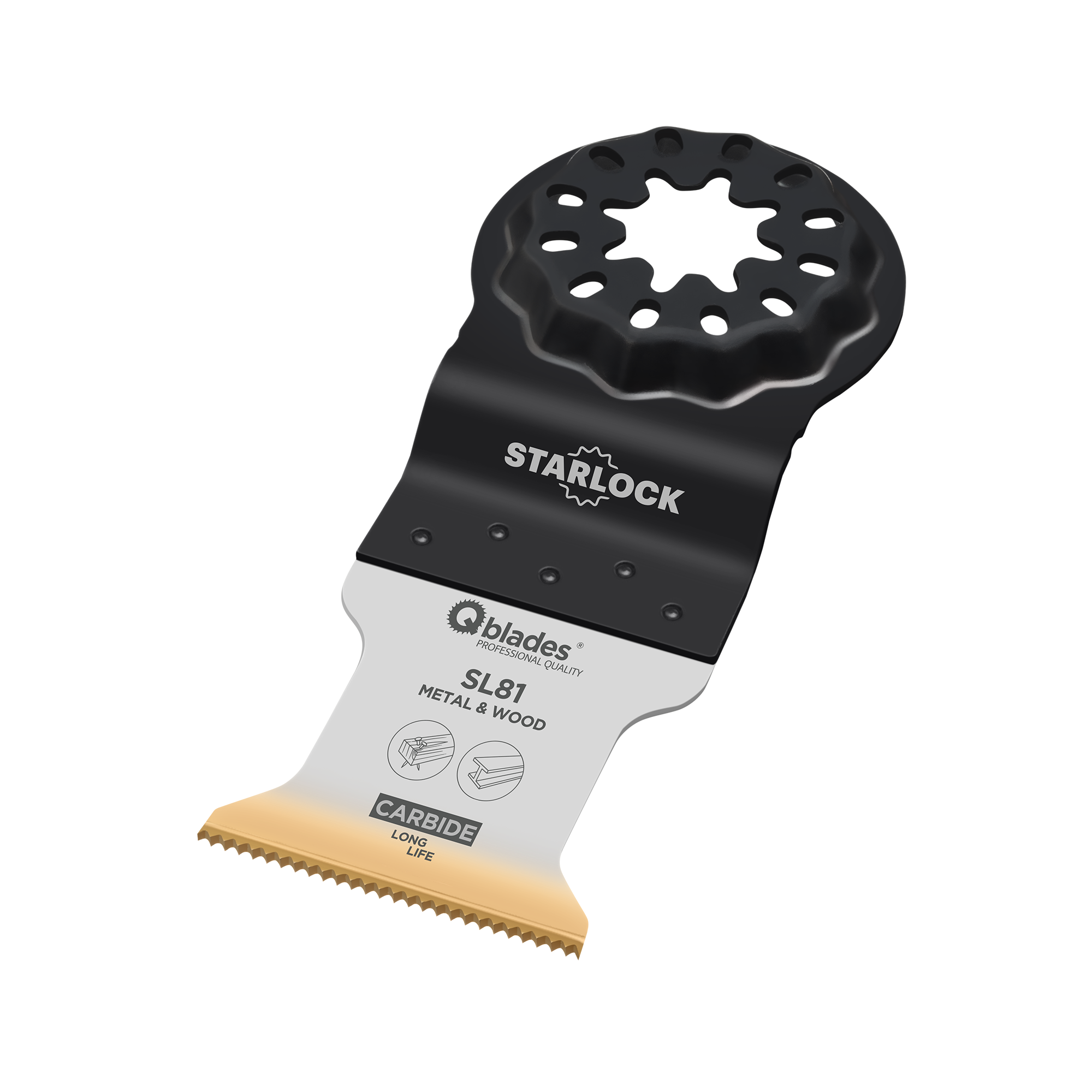 Qblades SL81 Fjölsagarblöð Carbide-Pro 35x45mm 1stk