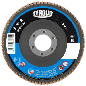 Tyrolit Flipaskífur 27A 125mm Premium 2in1 GR120 643805