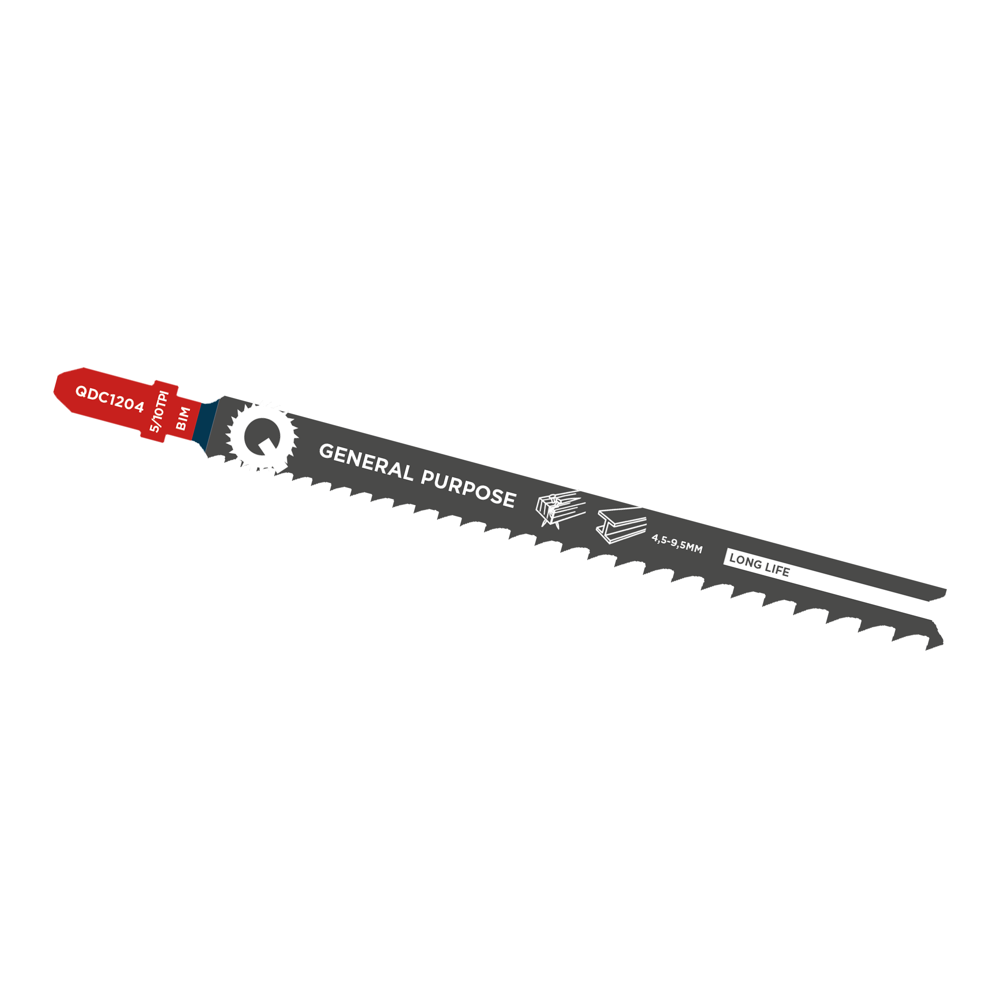 Qblades Stingsagarblöð 132mm QDC1204 5stk