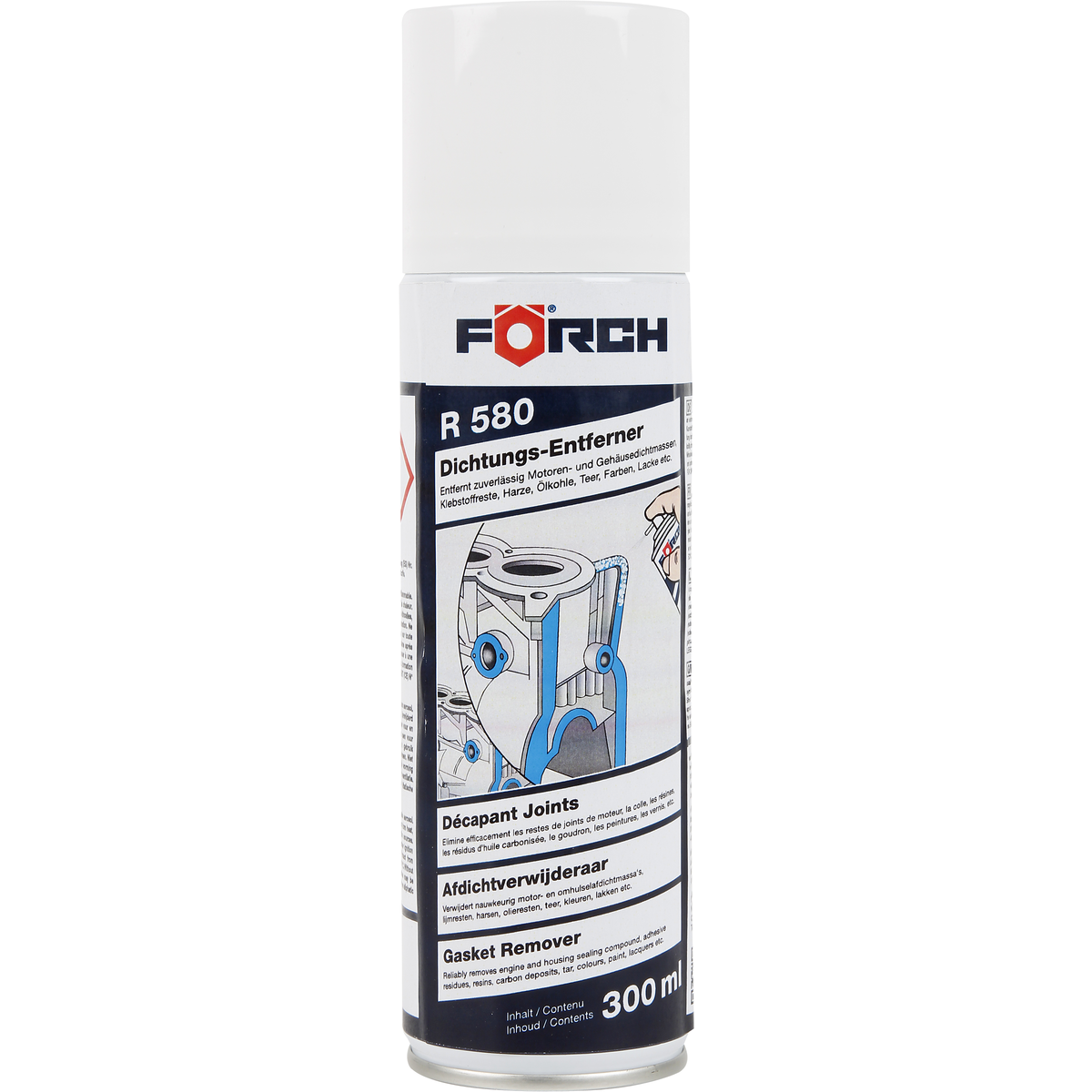 Förch R580 Lím/Pakkningarhreinsir 300ml