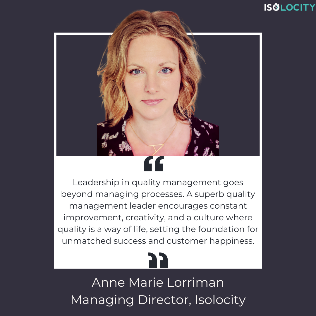 Leadership in Quality Management - Quote