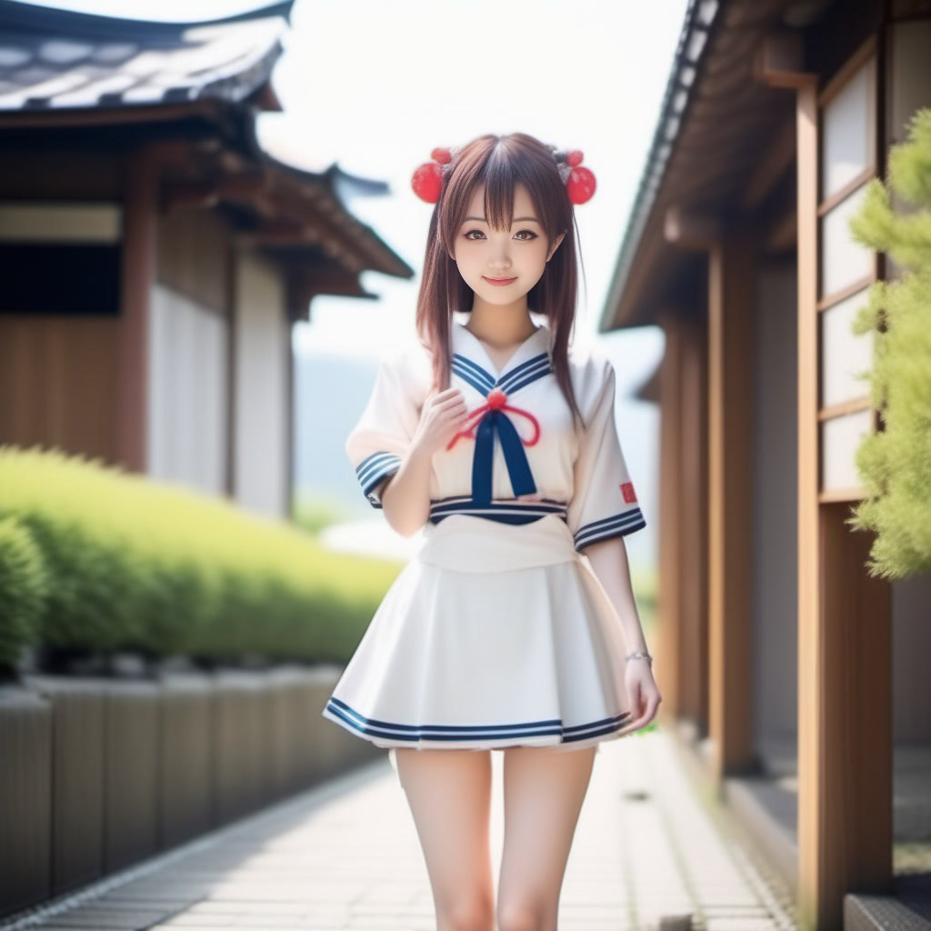 A Japanese girl