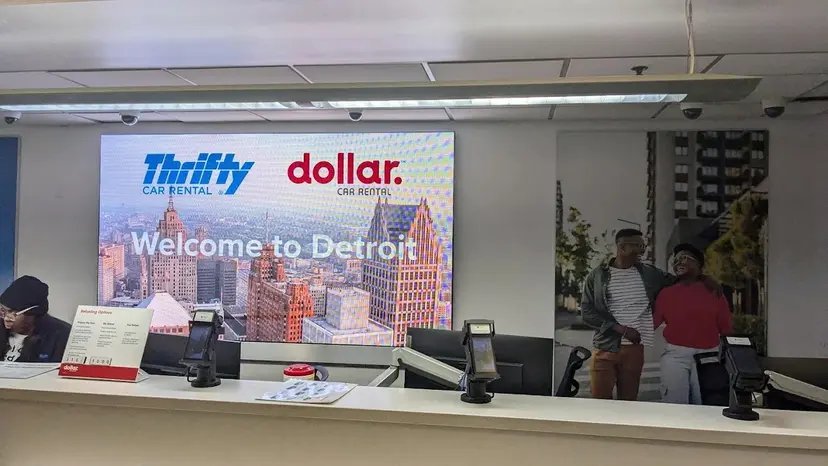 Dollar 렌터카 카운터