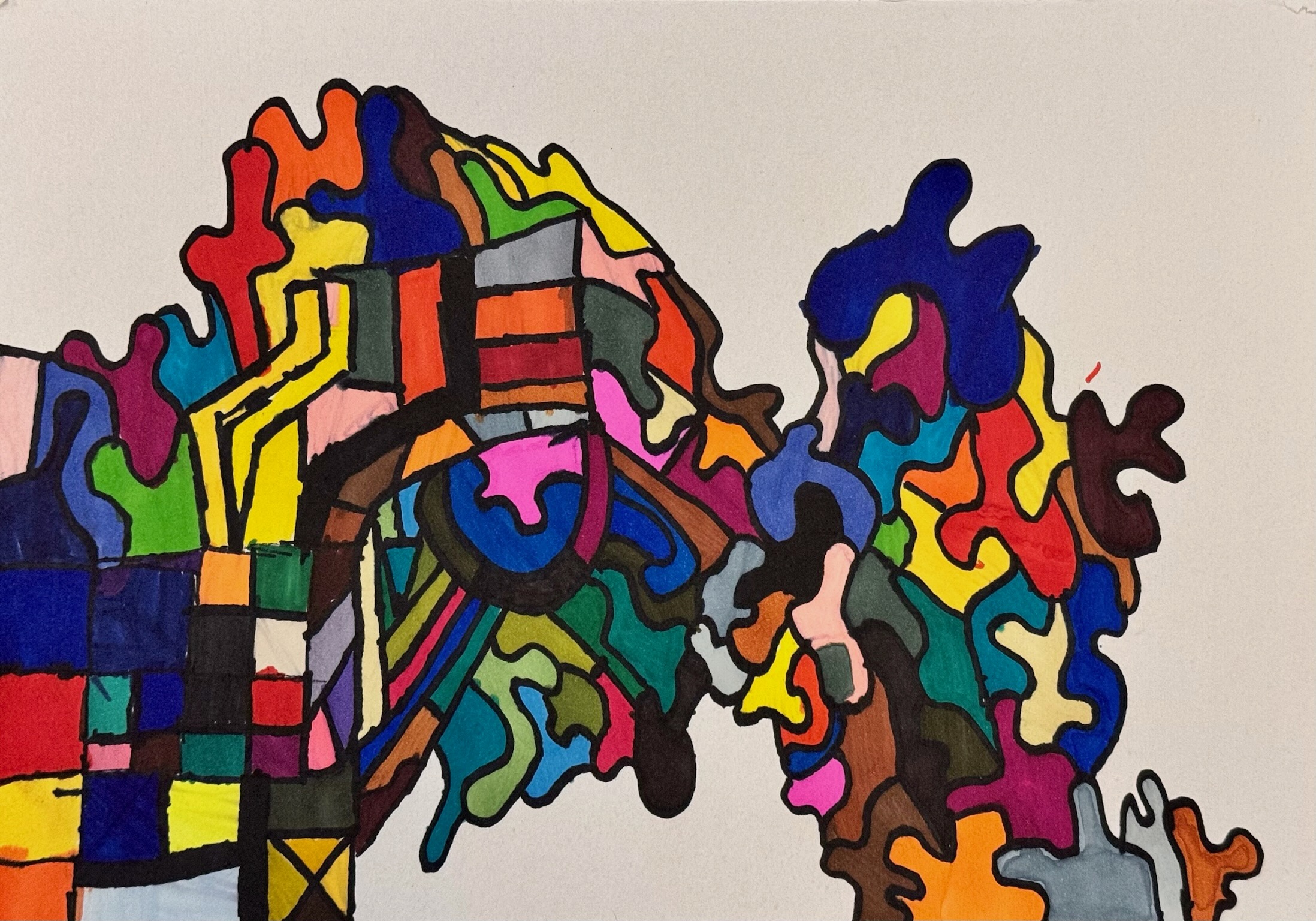 Traditional artwork #201 by Itamar