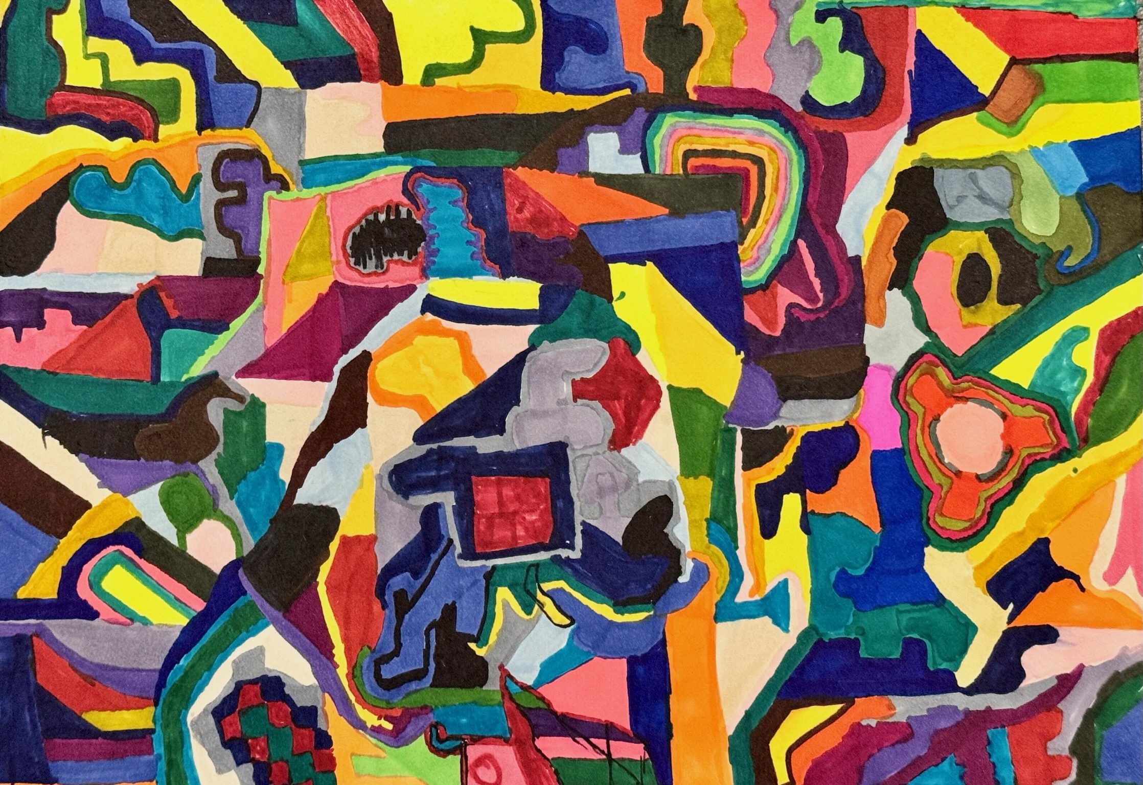 Traditional artwork #204 by Itamar