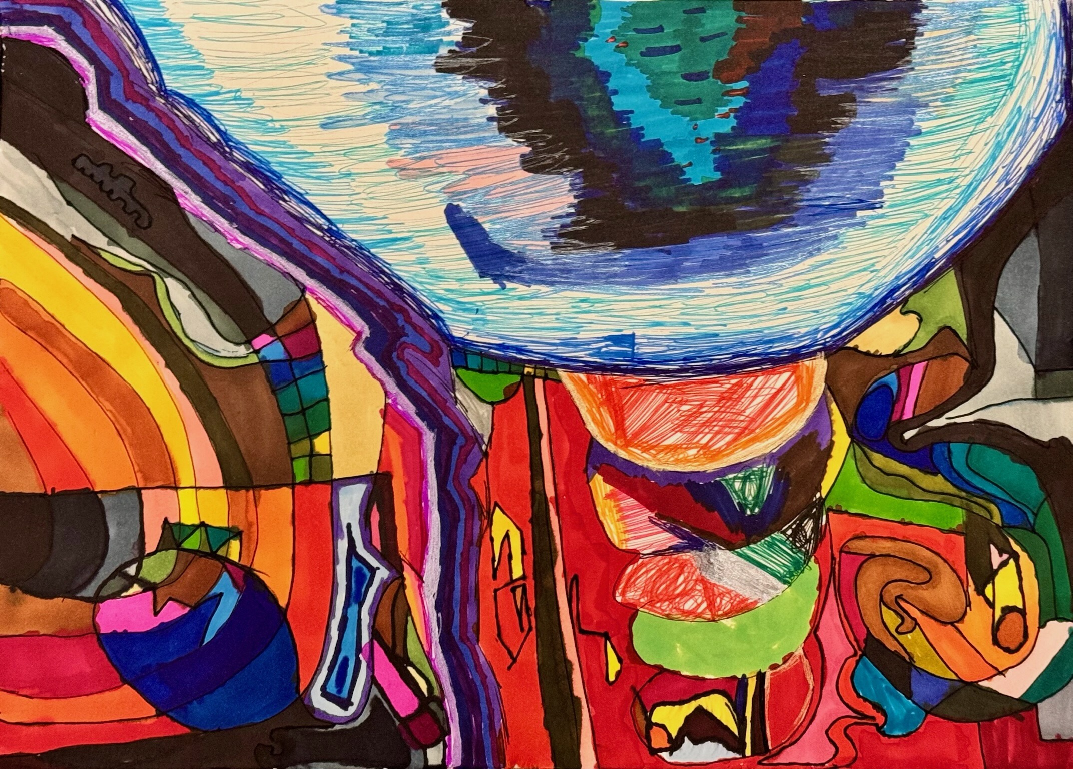 Traditional artwork #208 by Itamar