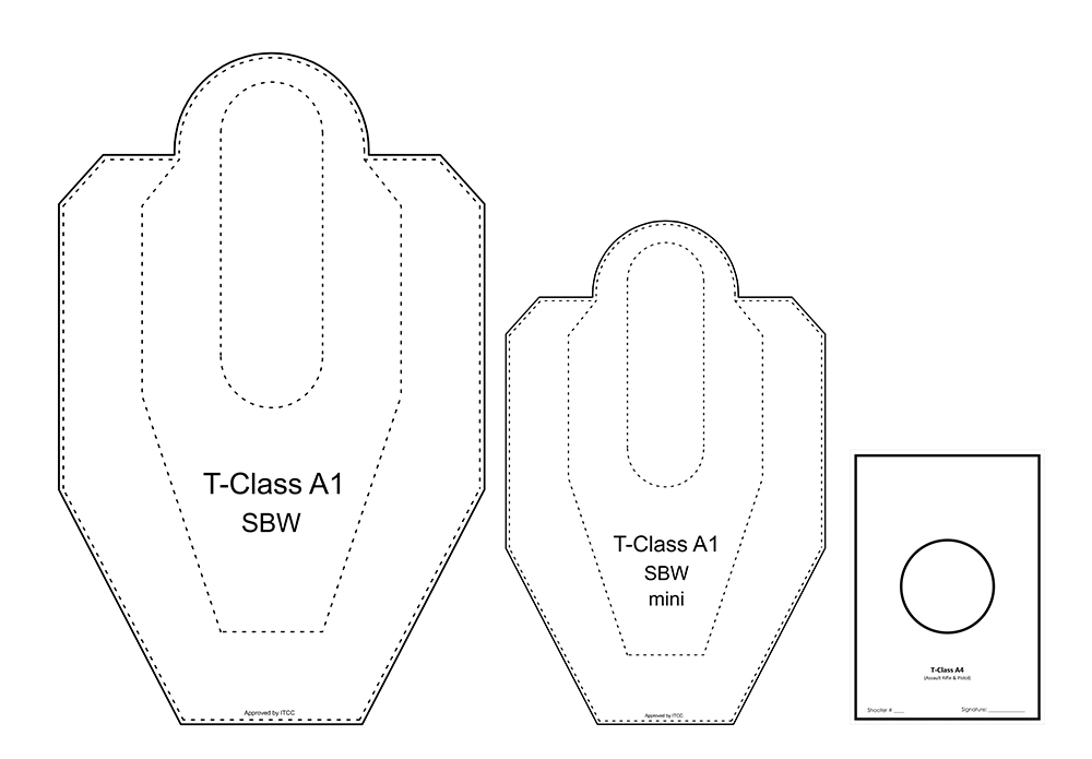 OFFICIAL PAPER T-CLASS TARGETS | International T-Class Confederation