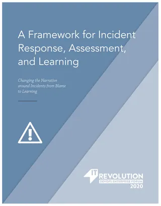 A Framework for Incident Response