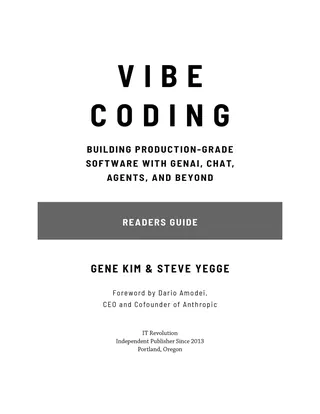 Cover of Vibe Coding Reader's Guide